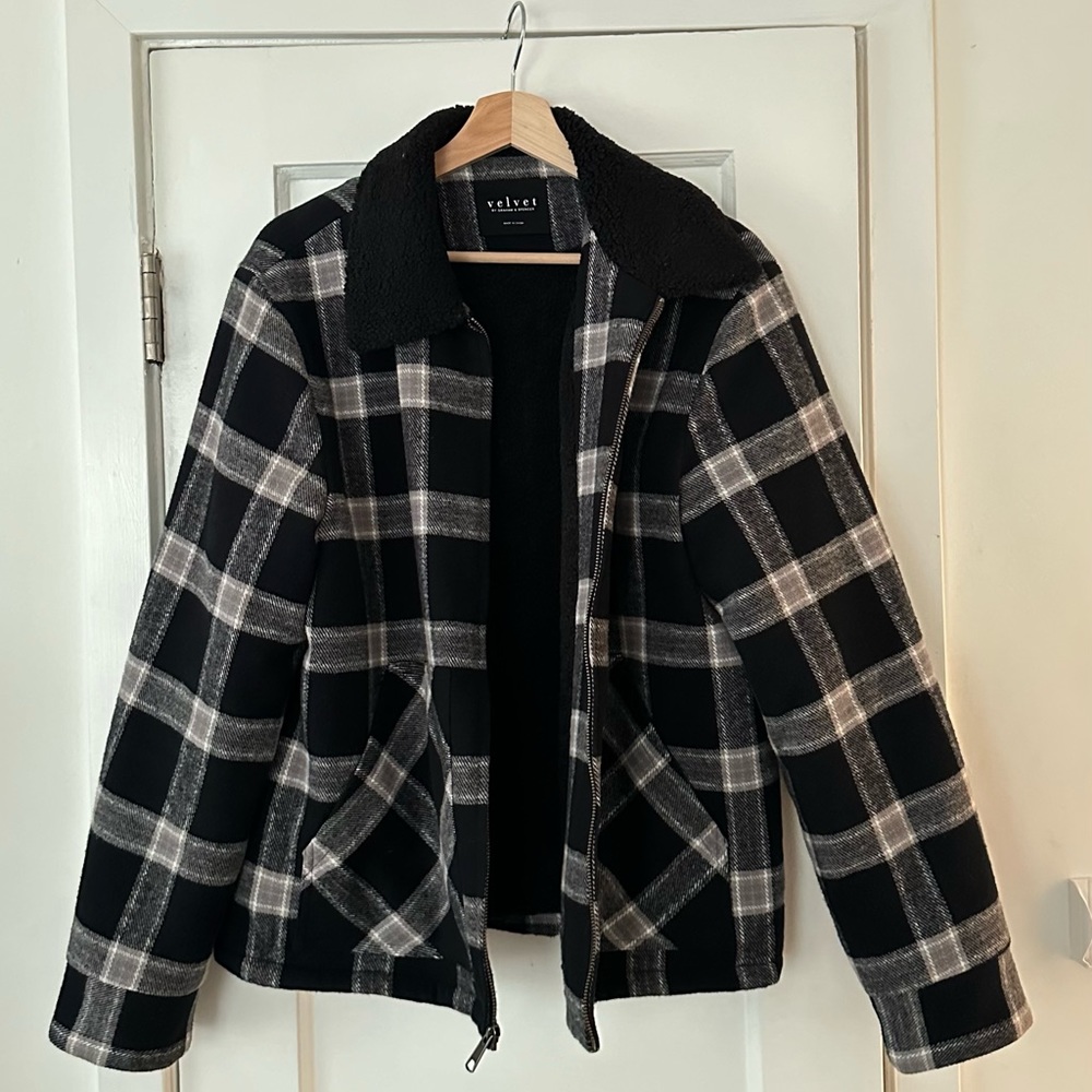 Plaid Jacket | Velvet by Graham and Spencer